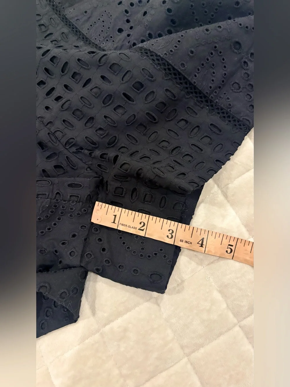Veronica Beard Fabian Black Cotton Eyelet High Rise Tailored Shorts 6 NWT